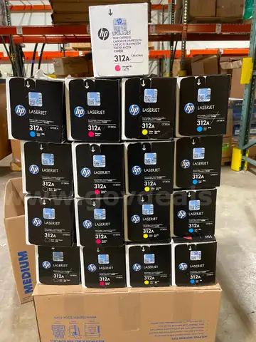 HP TONER CARTRIDGES- 18 UNITS