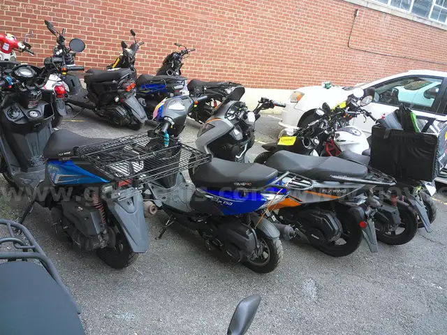 Gas Powered Mopeds - Lot of 6