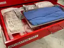 metal medical cart - red - 6-drawer - contains medical supplies (&#x22;crash cart&#x22;) plus a single patient use resuscitator