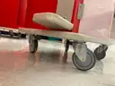 metal medical cart - red - 6-drawer - contains medical supplies (&#x22;crash cart&#x22;) plus a single patient use resuscitator