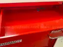 metal medical cart - red - 6-drawer - contains medical supplies (&#x22;crash cart&#x22;) plus a single patient use resuscitator