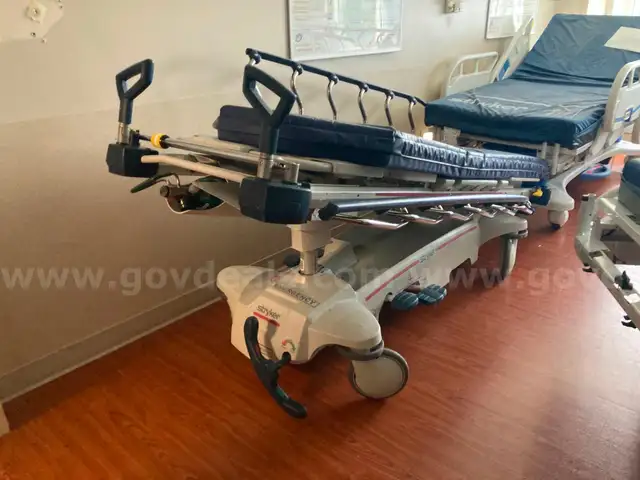 Stryker 1007 Glideaway Hospital Stretchers - lot of 3