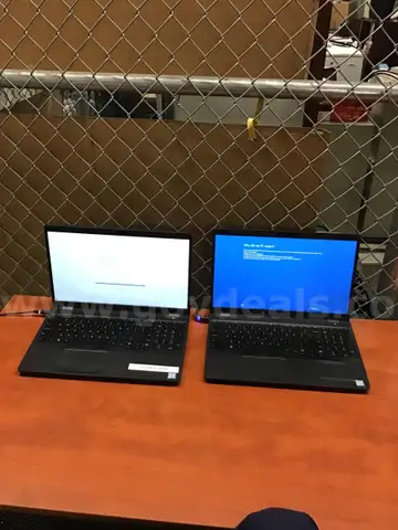 DELL LATITUDE 5500 LAPTOPS - lot of 2 working with hard drives installed