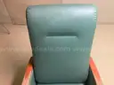 Padded reclining chairs on wheels - lot of 3 - reclining switch needs repair on all 3