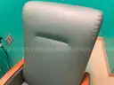 Padded reclining chairs on wheels - lot of 3 - reclining switch needs repair on all 3