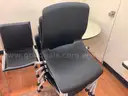 Lot of 43 stacking chairs