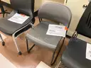 Lot of 43 stacking chairs