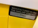 Harloff metal medical cart - yellow - 4-drawer