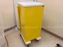 Harloff metal medical cart - yellow - 4-drawer