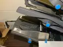 Pitney Bowes Paper Folder, GBC electric comb binding punch, and Powis Parker binding machine