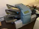 Pitney Bowes Paper Folder, GBC electric comb binding punch, and Powis Parker binding machine