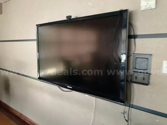 Sharp Aquos LC-65D64U 65&#x22; LCD TV - HDTV - mounted to wall