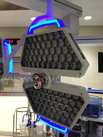 Lot of 2 Operating Room Power Supply Units, 2 Surgical Lights, and 3 Image Stream Surgical Monitors, more