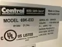 Central Restaurant Products 69K-033 3-door stainless steel refrigerator