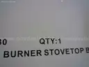 SINGLE BURNER STOVETOP BURNER 2-UNITS
