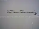 SINGLE BURNER STOVETOP BURNER 2-UNITS