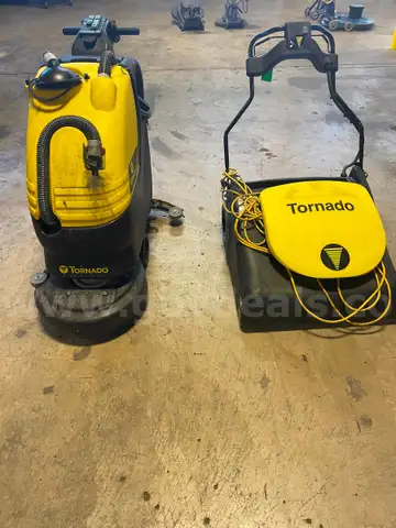 Tornado Auto-Scrubber /Tornado Wide Area Vacuum 2 UNITS