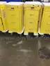 Harloff metal medical cart - yellow - 4-drawer (4) Units