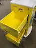Harloff metal medical cart - yellow - 4-drawer (4) Units