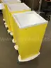 Harloff metal medical cart - yellow - 4-drawer (4) Units
