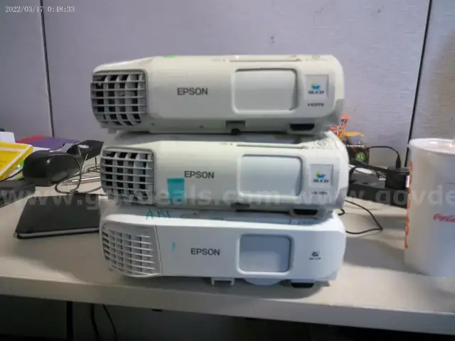 EPSON POWERLITE PROJECTORS (3 UNITS)