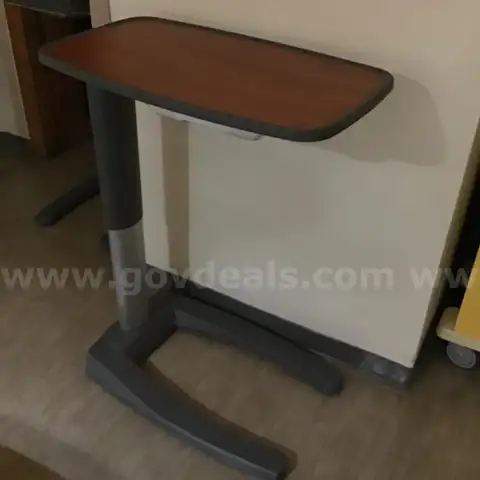 Adjustable height over-bed tables for hospital bed - lot of 20