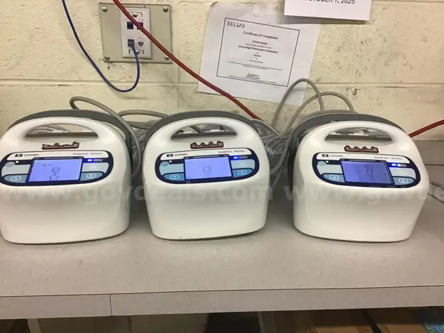 Lot of 3 Covidien Kendall SCD700 Compression Controllers