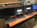 Lot of 4: THINKCENTRE LENOVO Desktop sets with cords, keyboard and mouse