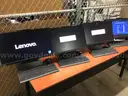 Lot of 4: THINKCENTRE LENOVO Desktop sets with cords, keyboard and mouse