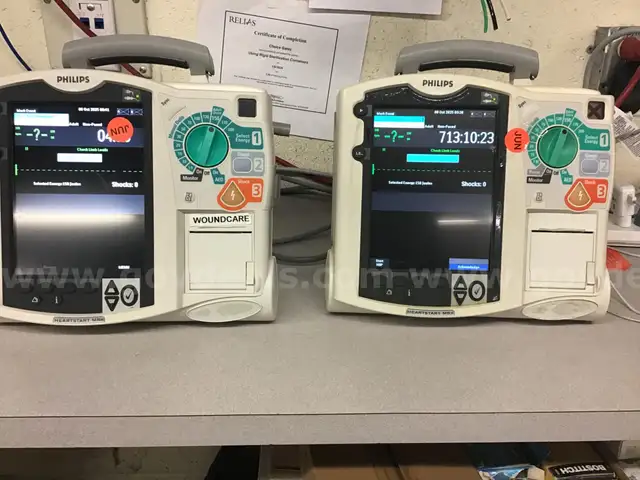 Lot of 2 Philips HeartStart MRx Defibrillators