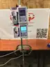 Lot of 2 ICU Medical Plum 360 Infusion Pumps on 1 IV Pole