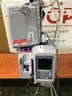 Lot of 2 ICU Medical Plum 360 Infusion Pumps on 1 IV Pole
