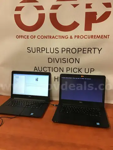 DELL LATITUDE 3450 LAPTOPS - Lot of 2 working with hard drive installed