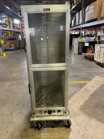 Full Height Clear Dutch Door Insulated Proof/Hold Cabinet