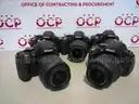 Nikon D5100 Digital SLR Cameras With 18-55mm f/3.5-5.6G VR Lens (LOT OF 5)