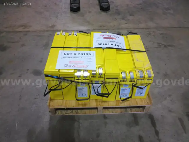 POWERSAFE 12V155FS & 12V125F Batteries - 7 UNITS