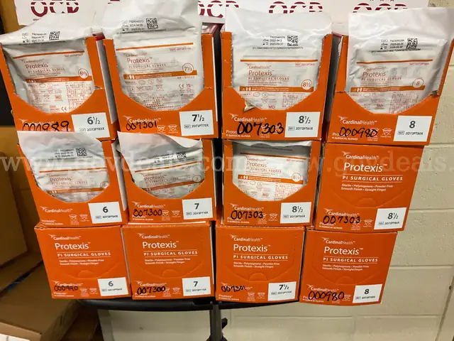 LOT OF NEW SURGICAL GLOVES