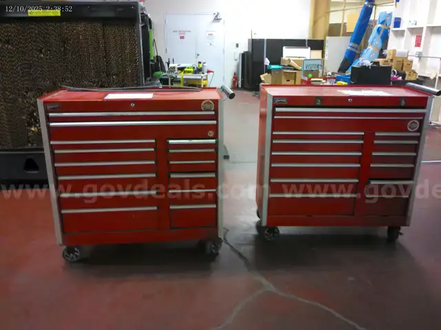 Rolling Metal Mechanics Toolboxes - 2 units