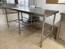 Stainless Steel Table with Cabinet Beneath, Stainless Steel Drain Table and Stainless Steel Table