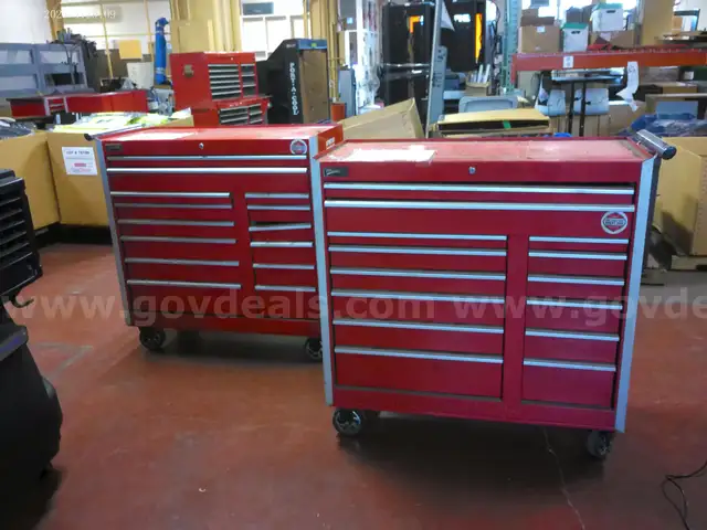 Rolling Metal Mechanics Toolboxes - 2 units