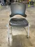 HERMAN MILLER CAPER STACKING CHAIRS W/CART (LOT OF 20)