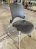 HERMAN MILLER CAPER STACKING CHAIRS W/CART (LOT OF 20)