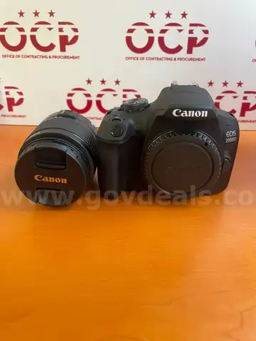 Canon EOS 2000D (Rebel T7) DSLR Camera + 18-55mm III  (1 UNIT)