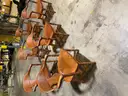 Wood Armchairs - (Lot of 6 )