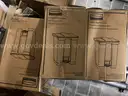 Lot of new rubbermaid trash cans - various styles - 60 units
