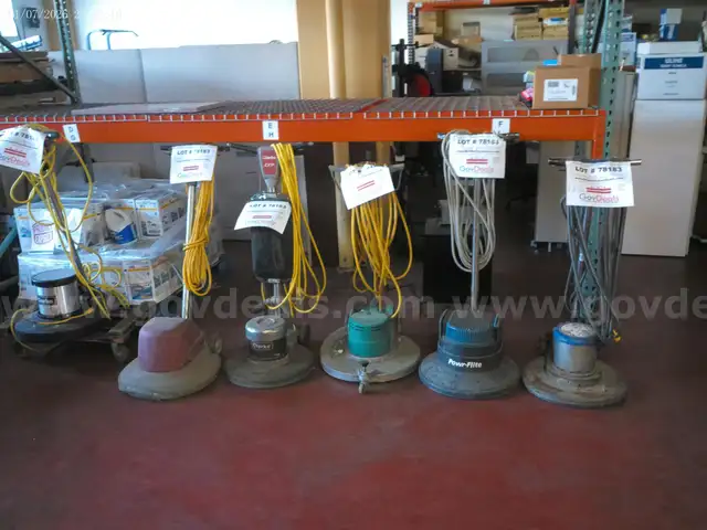 ASSORTED FLOOR BUFFERS  (6) UNITS