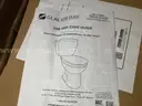 Lot of 2 Glacier Bay Elongated Bowl Toilets - NEW in OPEN BOXES