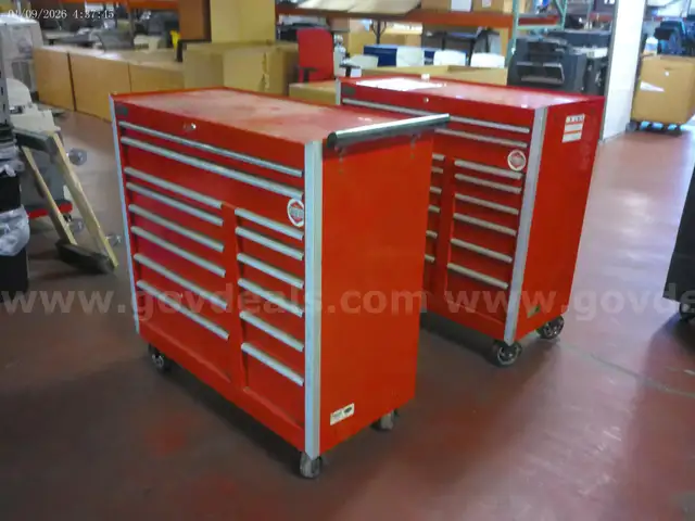 Rolling Metal Mechanics Toolboxes - 2 units