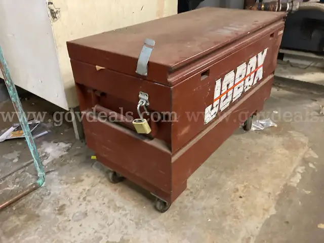 JOBOX 654990R4 Heavy Duty Jobsite Chest Box - 48" W x 27-3/4" H x 24" D