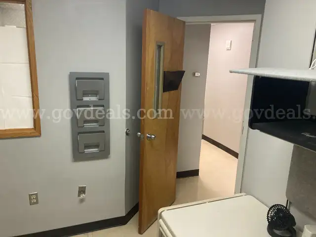 Lot of 5:  Solid Wood Doors with tall narrow windows - 83 1/2 x 35 3/4 x 1 5/8 inch